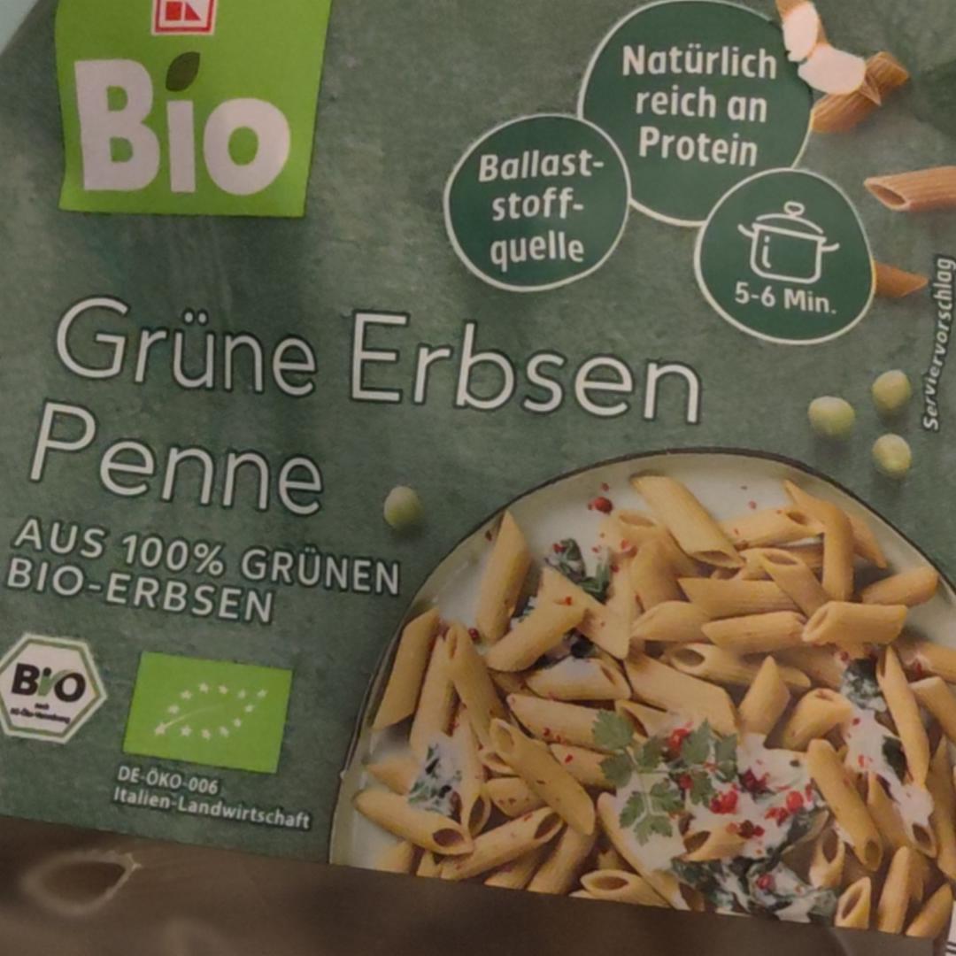 Fotografie - Grüne erbsen penne K-Bio