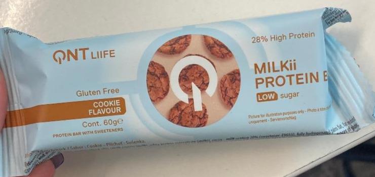 Fotografie - MILKii Protein Bar Cookie QNT