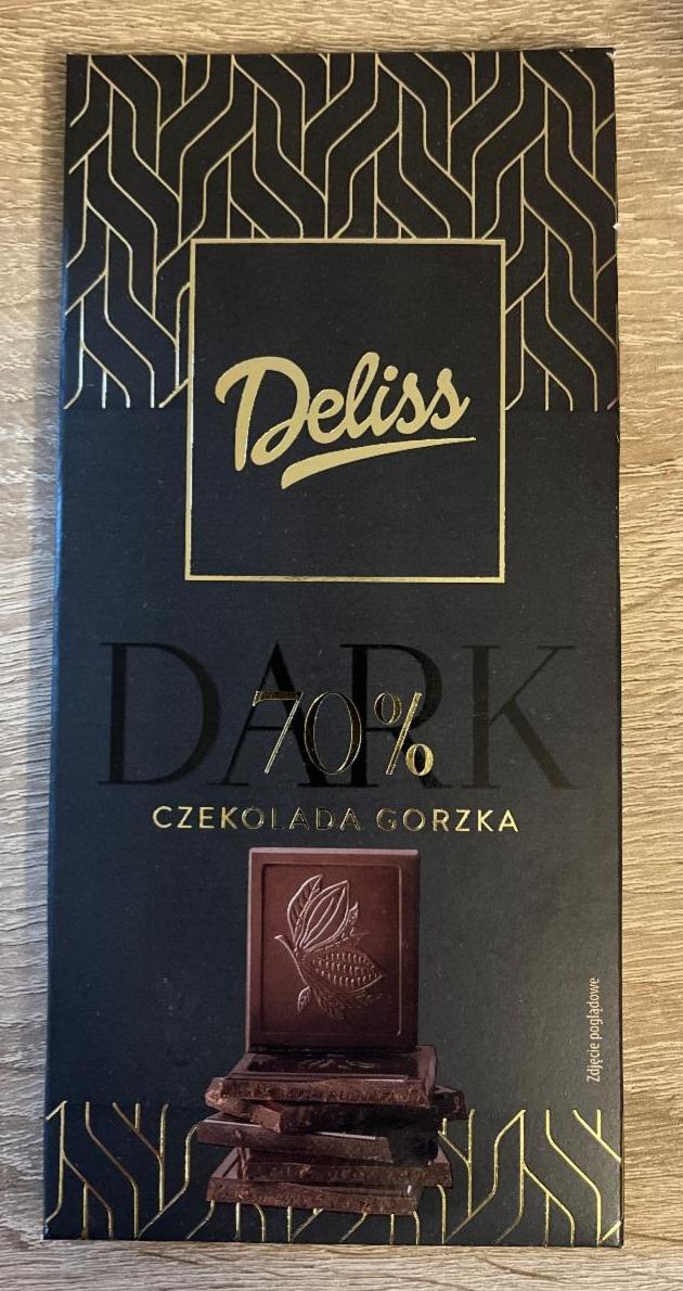 Fotografie - Dark 70% Czekolada gorzka Deliss