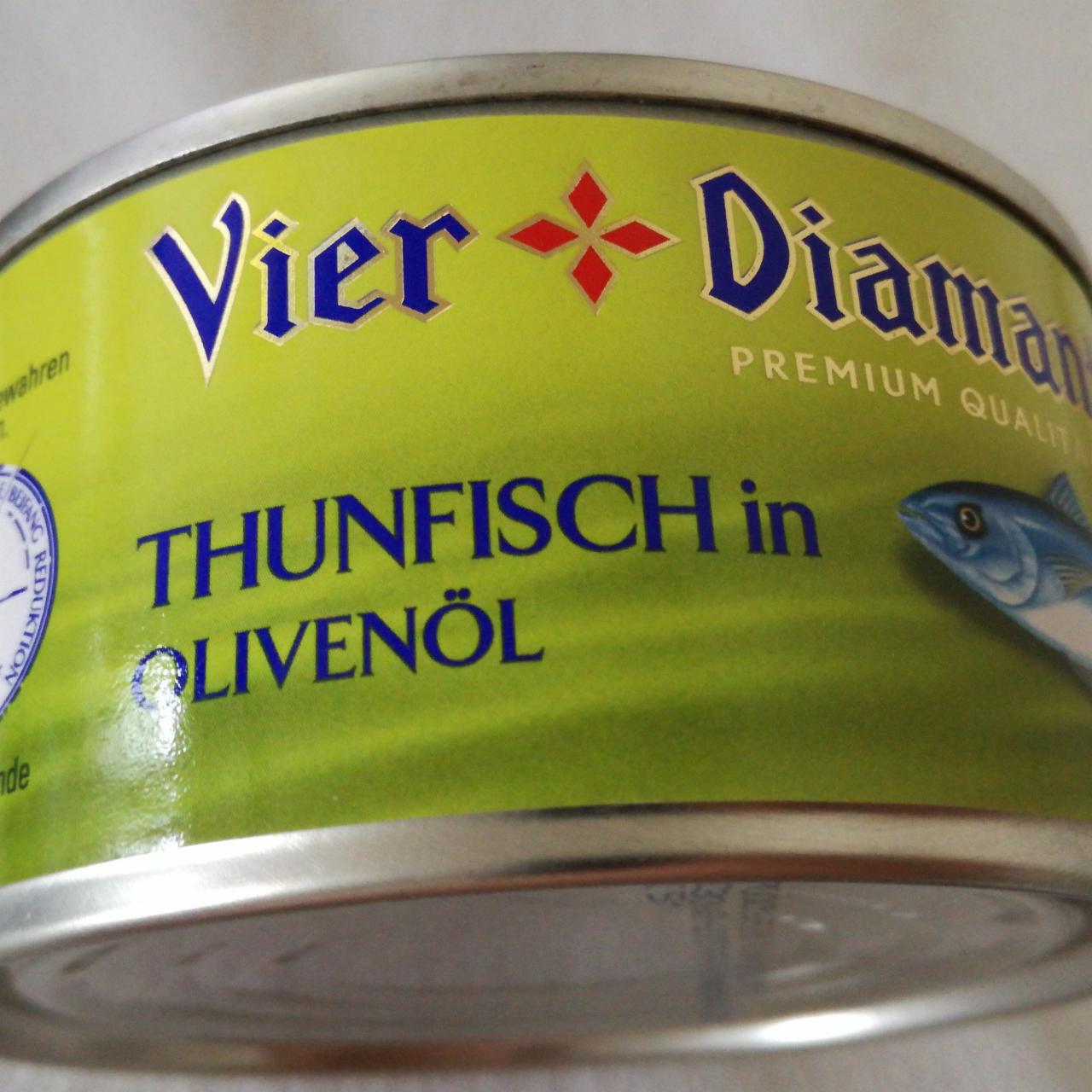 Fotografie - Thunfisch in Olivenöl Vier Diamanten