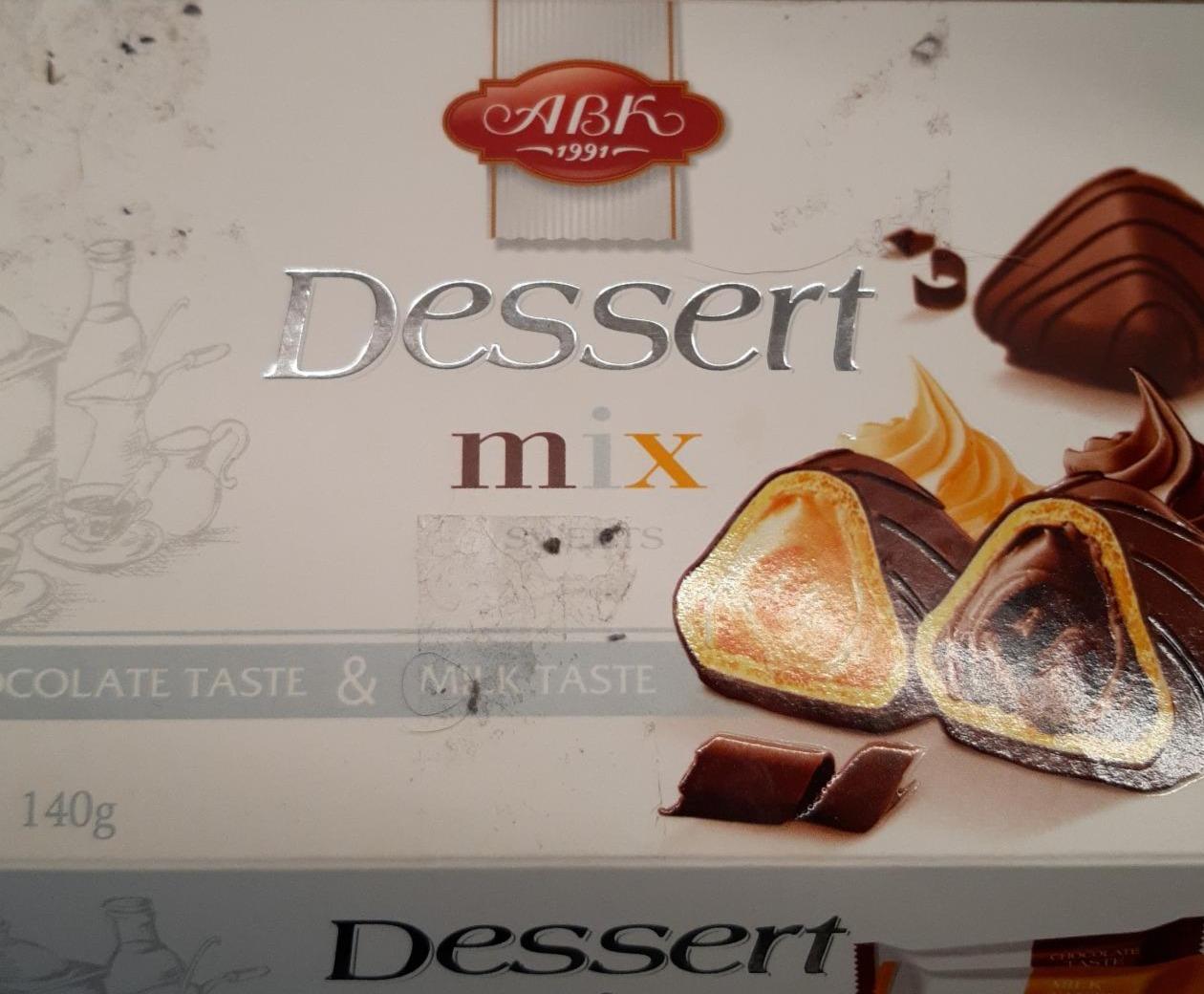 Fotografie - Dessert mix sweets chocolate taste & milk taste ABK