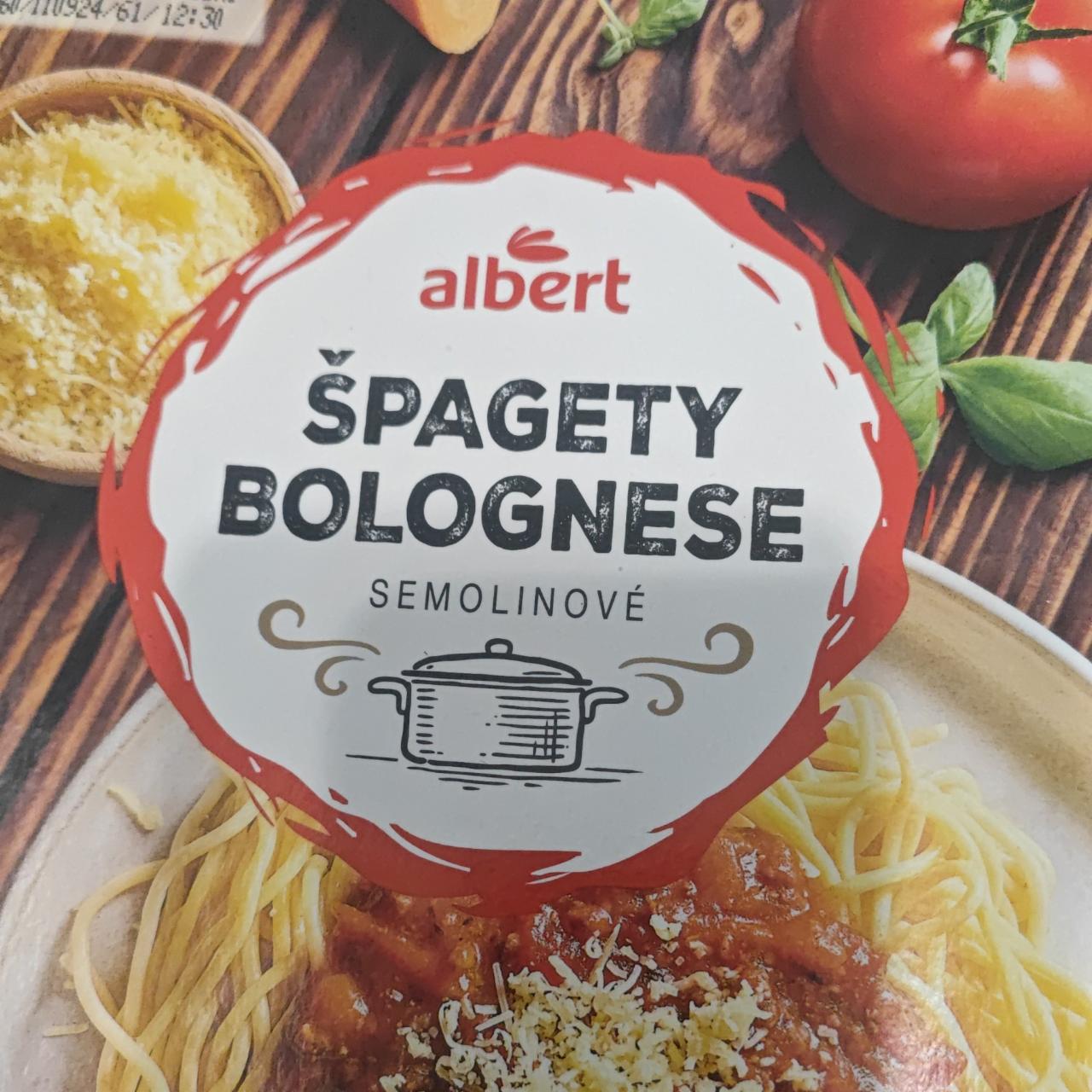 Fotografie - Špagety bolognese semolinové Albert