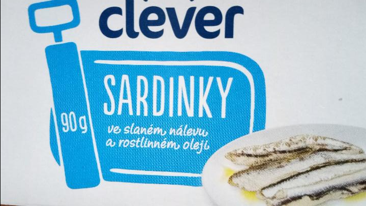 Fotografie - Sardinky ve slaném nálevu a roslinném oleji Clever