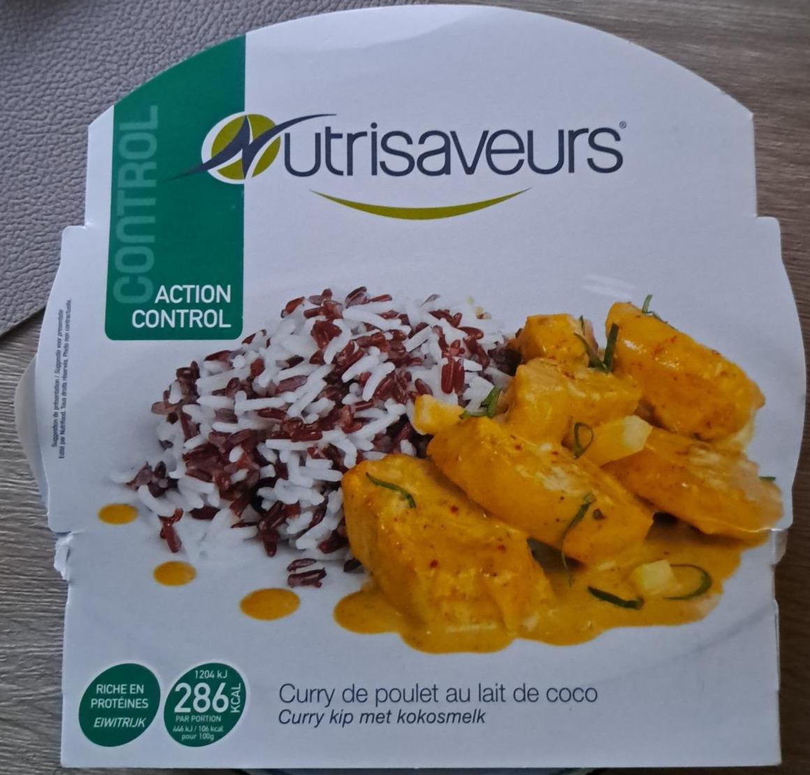 Fotografie - Curry de poulet au lait de coco Nutrisaveurs