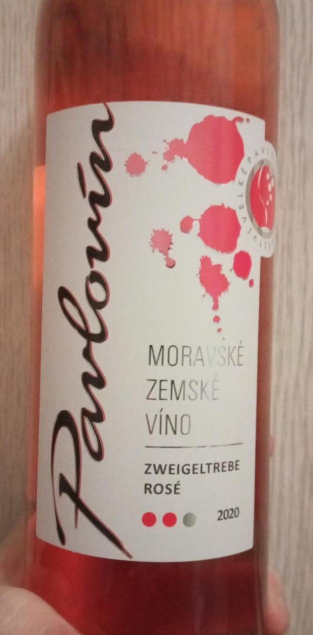 Fotografie - Pavlovín Zweigeltrebe Rosé 2020