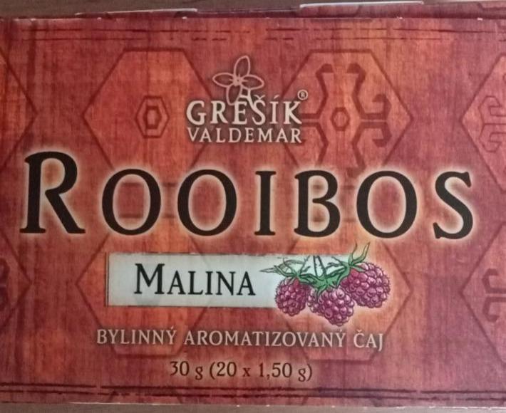 Fotografie - Rooibos Malina Grešík Valdemar