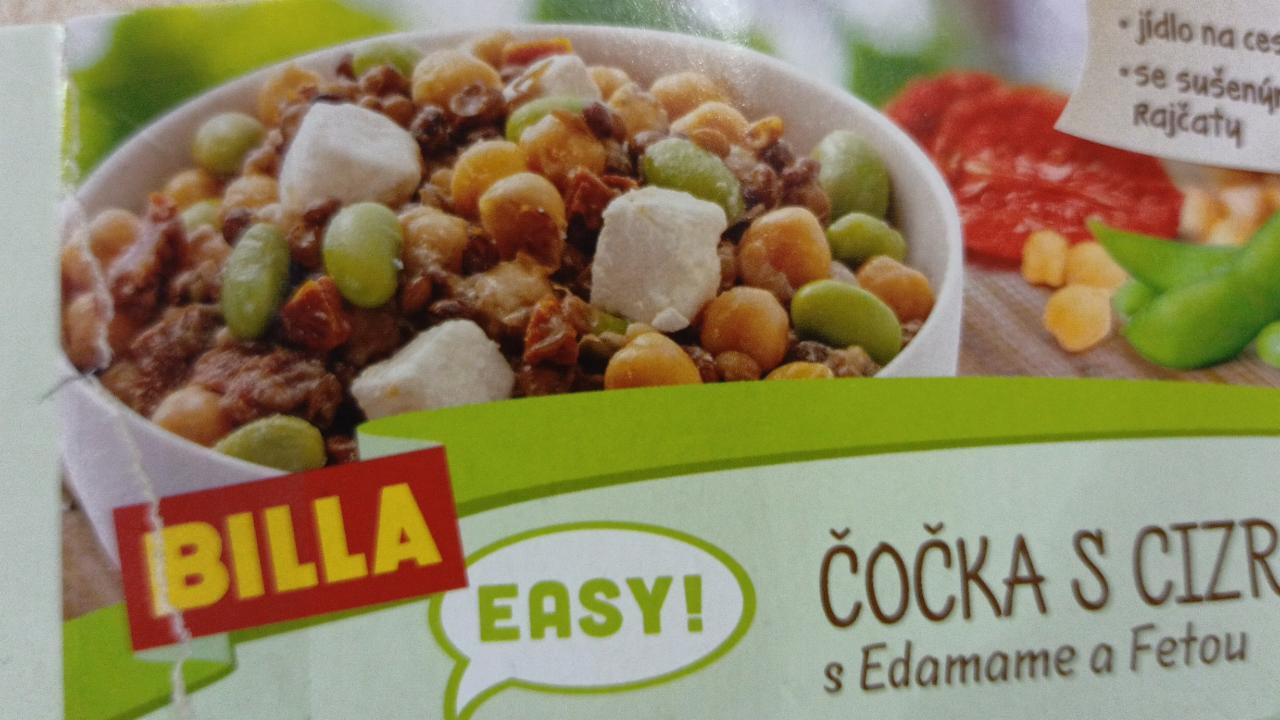 Fotografie - čočka s cizrnou s edamame a fetou Billa Easy!