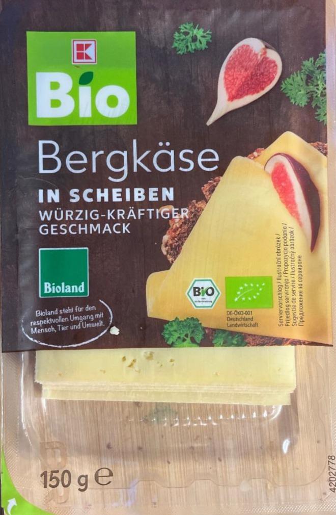 Fotografie - Bergkäse in Scheiben K-Bio