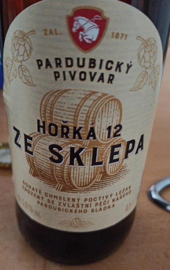 Fotografie - Hořká 12 ze sklepa Pardubický pivovar