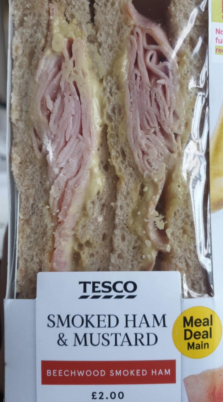 Fotografie - Smoked ham & mustard Tesco