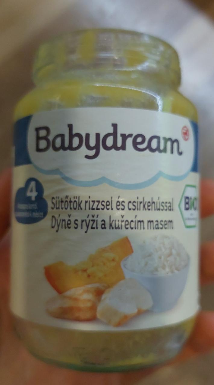 Fotografie - Babydream bio dýně s rýží a kuřecím masem