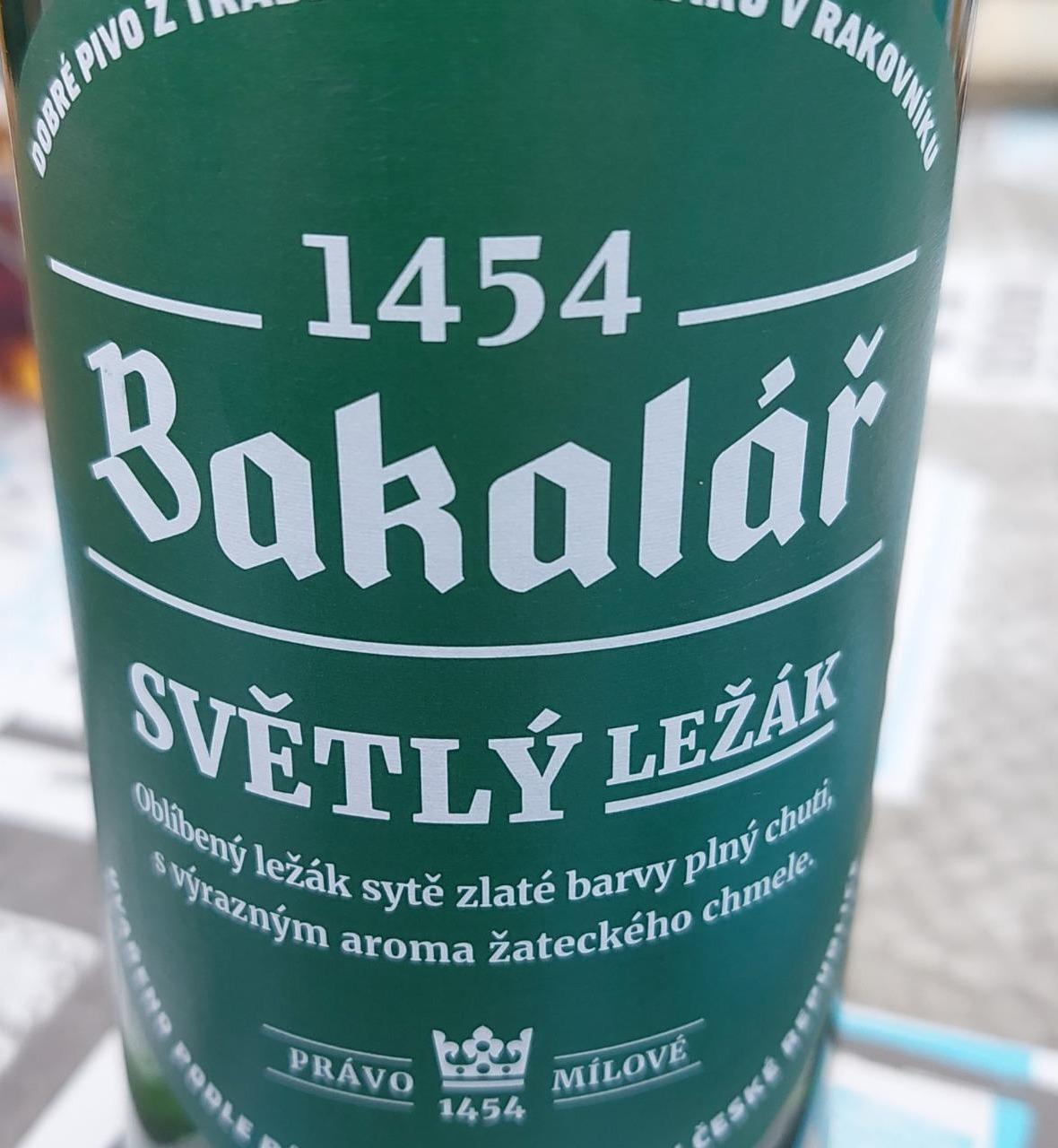 Fotografie - Bakalář Světlý ležák