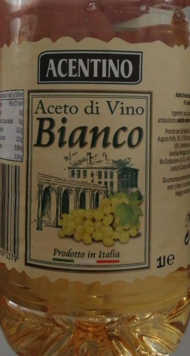 Fotografie - Aceto di Vino Bianco Acetino