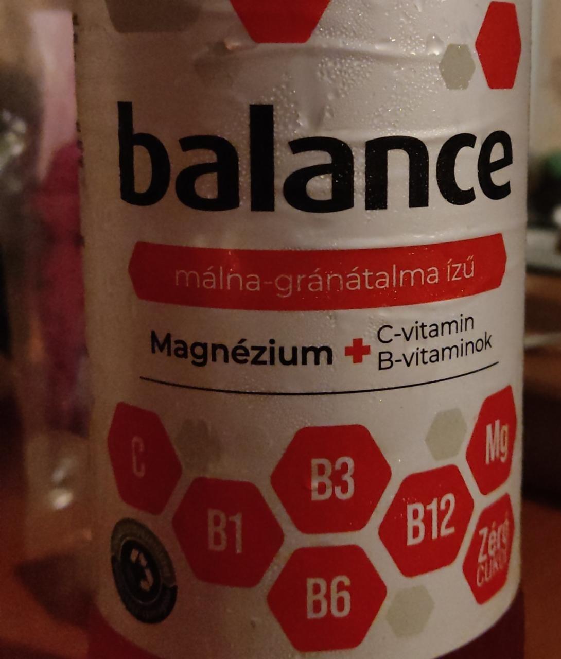 Fotografie - Magnézium málna-gránátalma ízű Balance