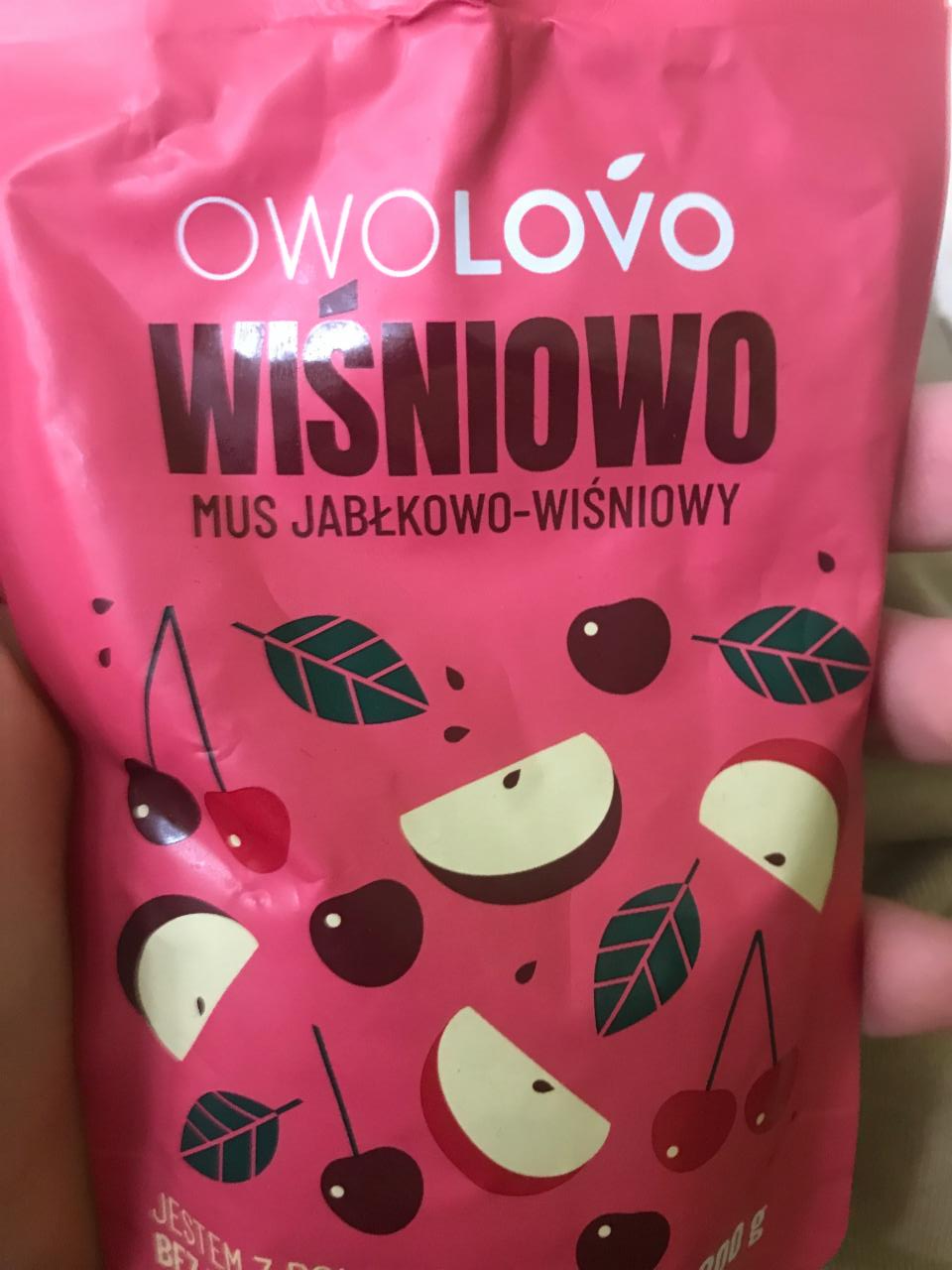 Fotografie - Wiśniowo Mus jabłkowo-wiśniowy Owolovo