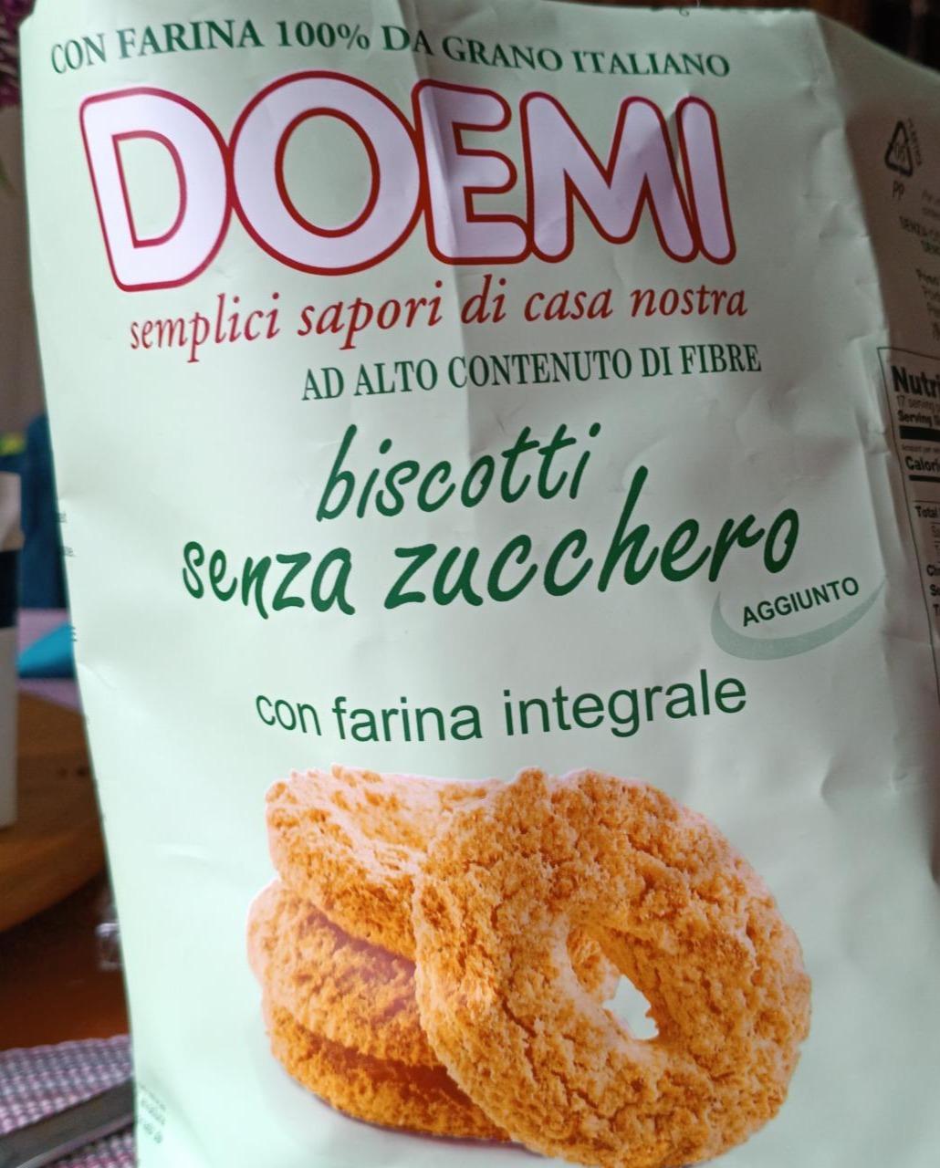 Fotografie - Biscotti senza zucchero con farina integrale Doemi