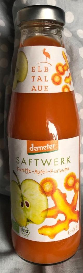 Fotografie - Bio Saftwerk Karotte-Apfel-Kurkuma Demeter