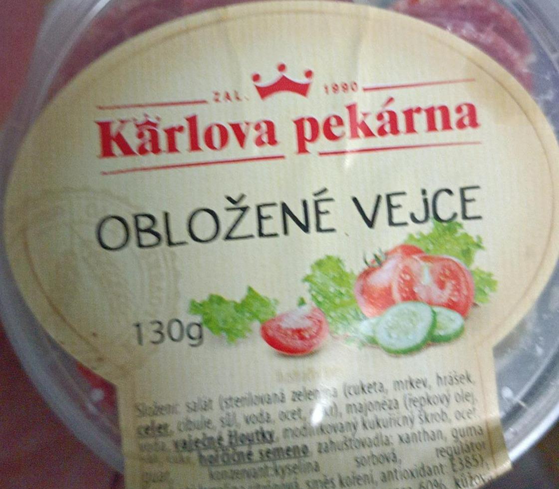 Fotografie - Obložené vejce Karlova pekárna