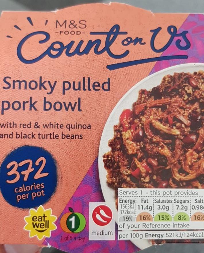 Fotografie - Smoky Pulled Pork Bowl M&S Food