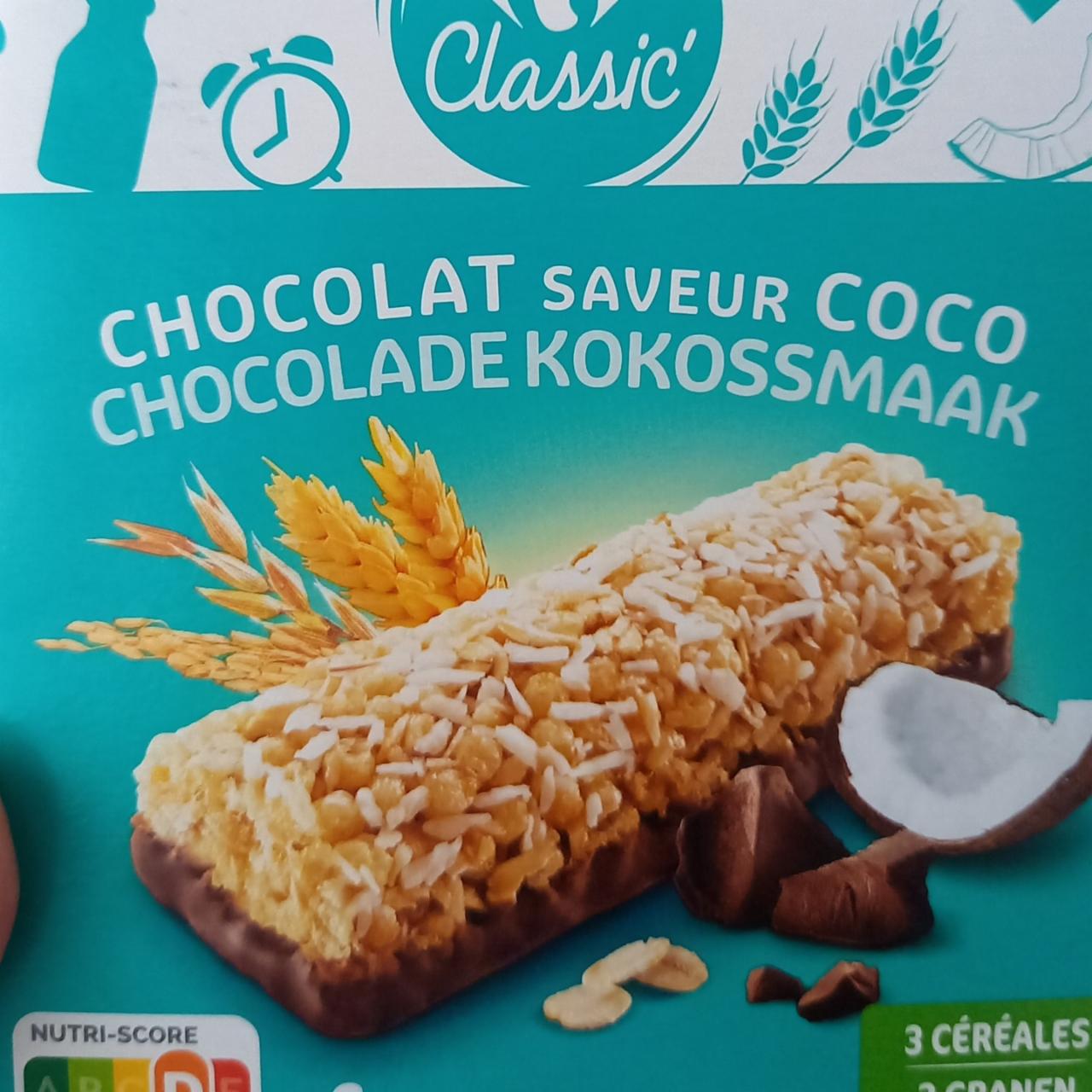 Fotografie - Chocolat Saveur Coco Carrefour Classic'