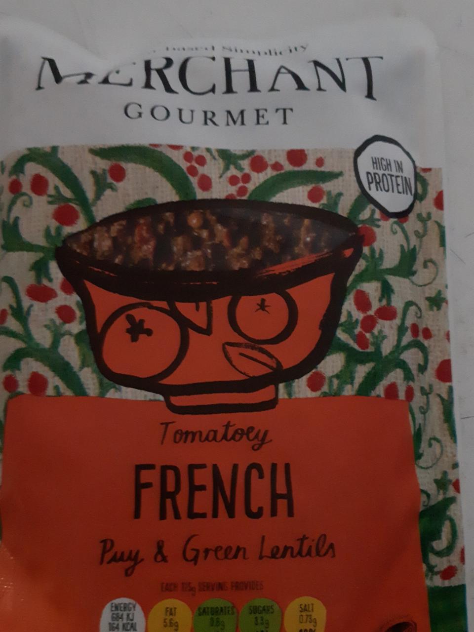 Fotografie - Tomatoey French Puy & Green Lentils Merchant Gourmet