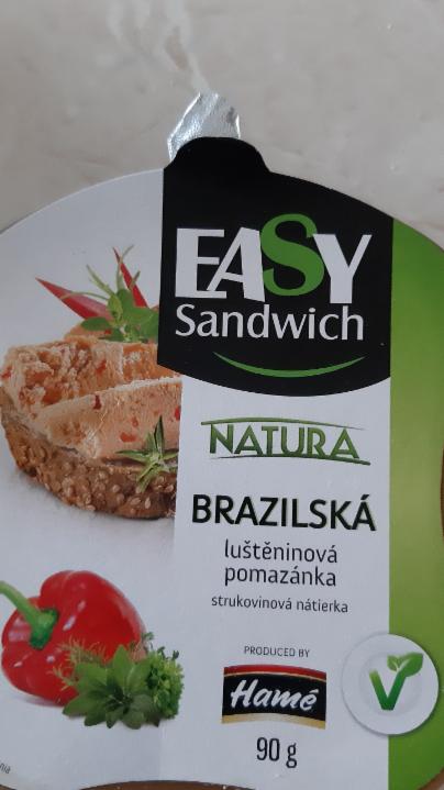 Fotografie - brazilská luštěninová pomazánka EasySandwich Hamé