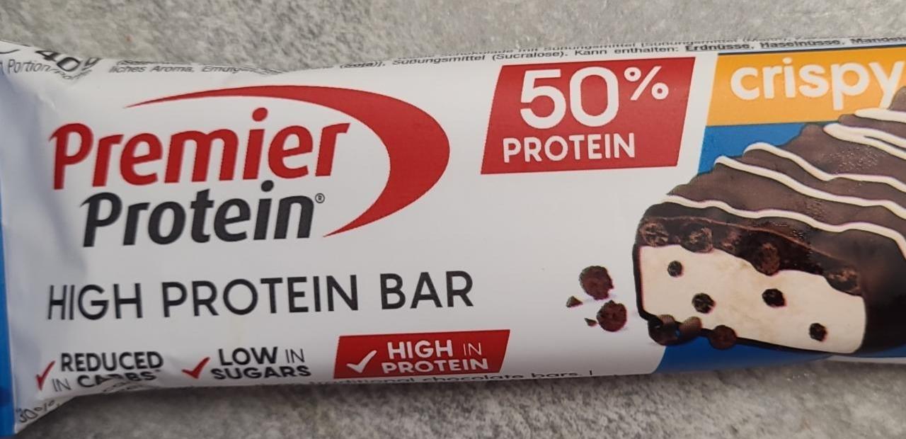 Fotografie - High protein bar crispy cookie Premier Protein