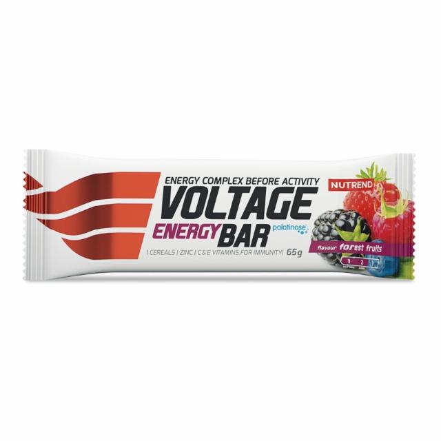 Fotografie - Voltage energy bar flavour forest fruits (lesní plody) Nutrend