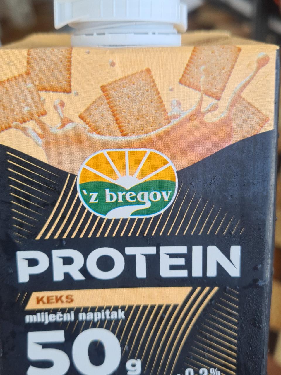 Fotografie - Protein keks mliječni napitak 'z bregov