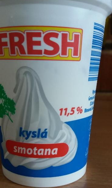 Fotografie - kyselá smetana Fresh 11,5%