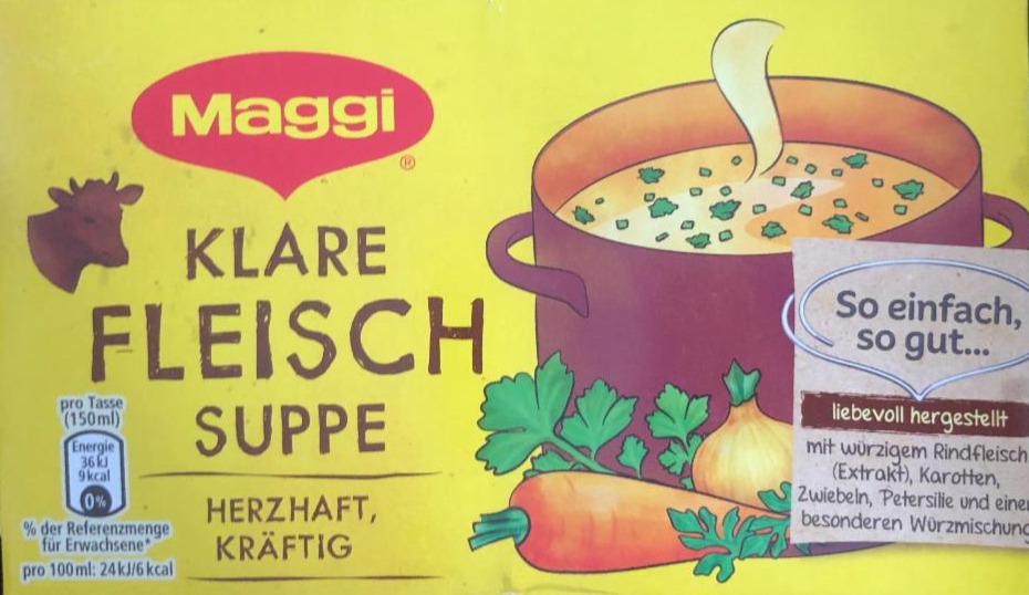 Fotografie - Unsere Maggi klare Fleischsuppe