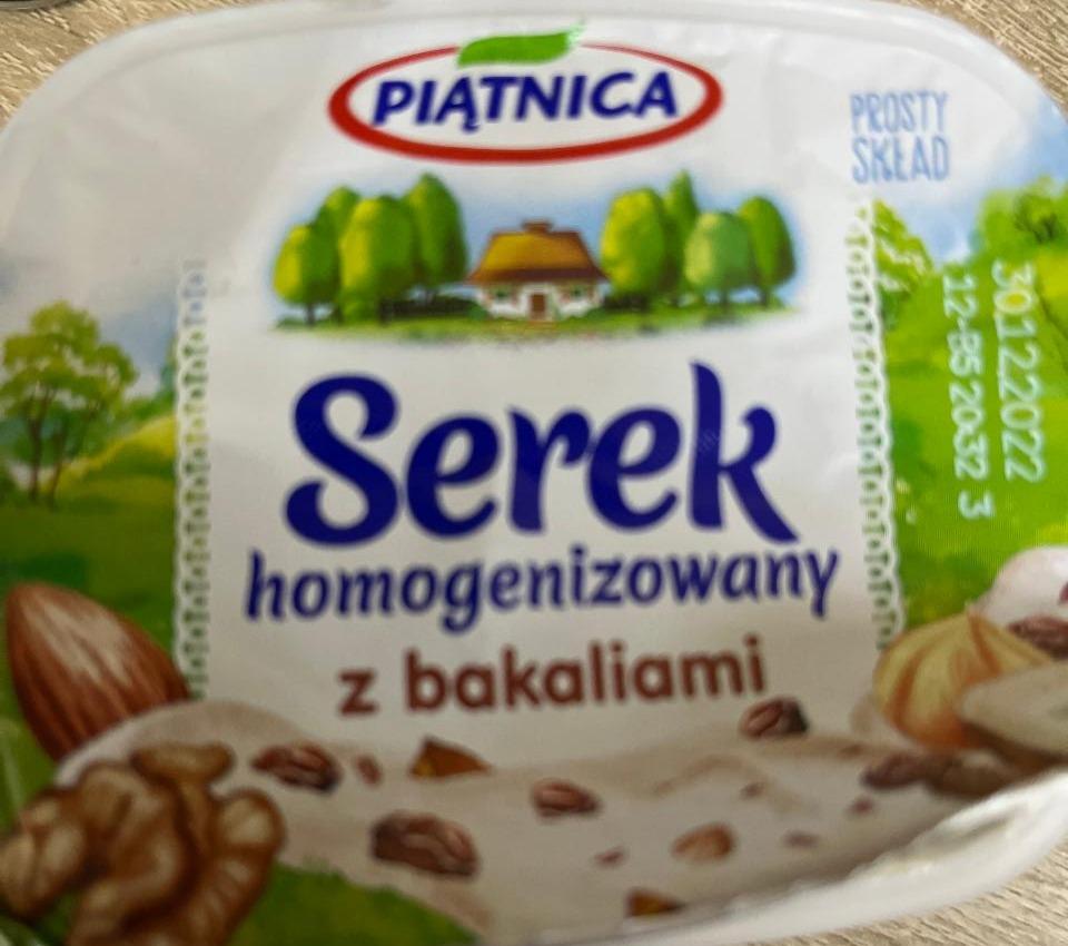 Fotografie - Serek homogenizowany z bakaliami Piątnica