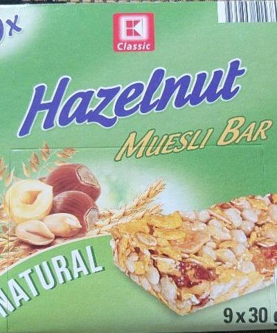 Fotografie - müsli tyčka Hazelnut Muesli bar