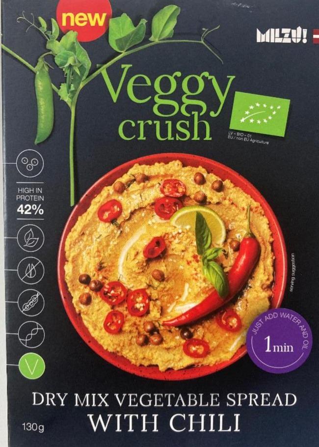 Fotografie - Veggy crush dry mix vegetable spread with chili Milzu!