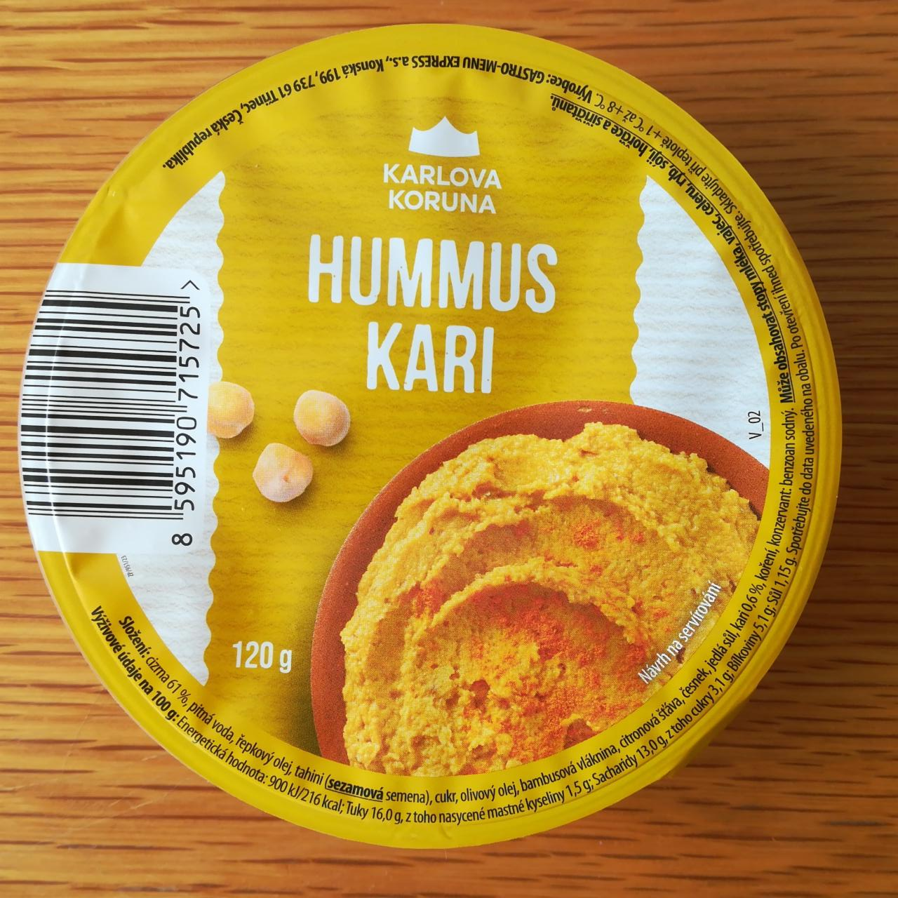 Fotografie - Hummus kari Karlova Koruna