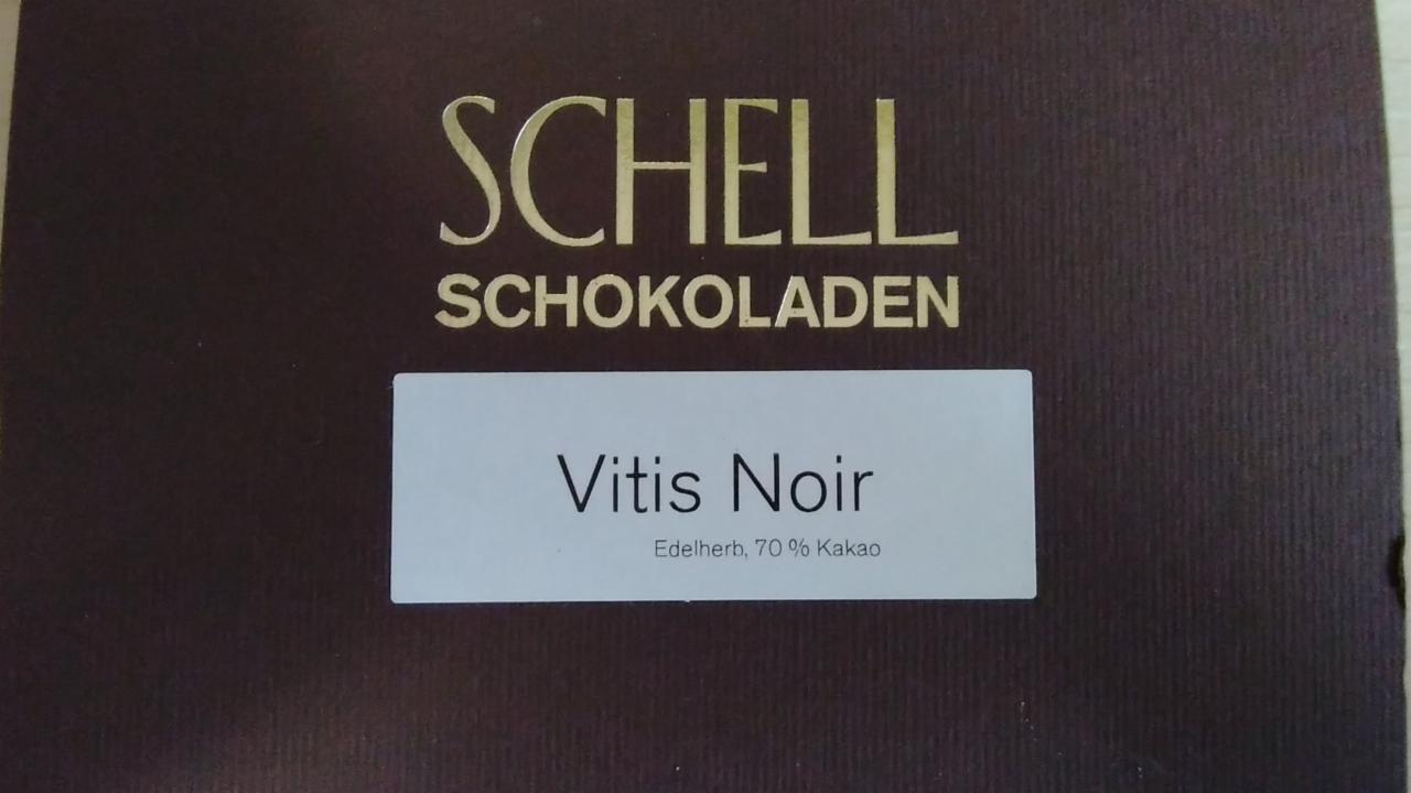 Fotografie - Schell Schokoladen Visits Noir Edelherb 70% kakao