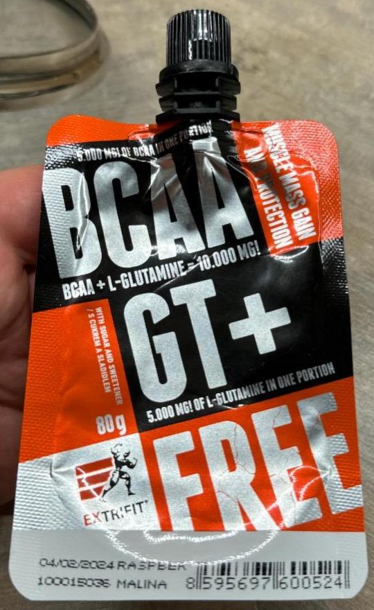 Fotografie - BCAA GT+ Free Malina Extrifit