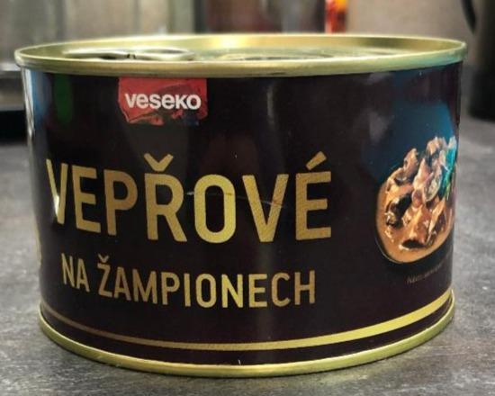 Fotografie - vepřové na žampionech Veseko