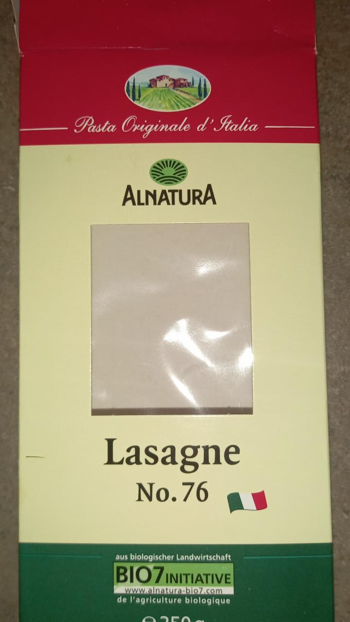 Fotografie - Bio Lasagne No. 76 Alnatura