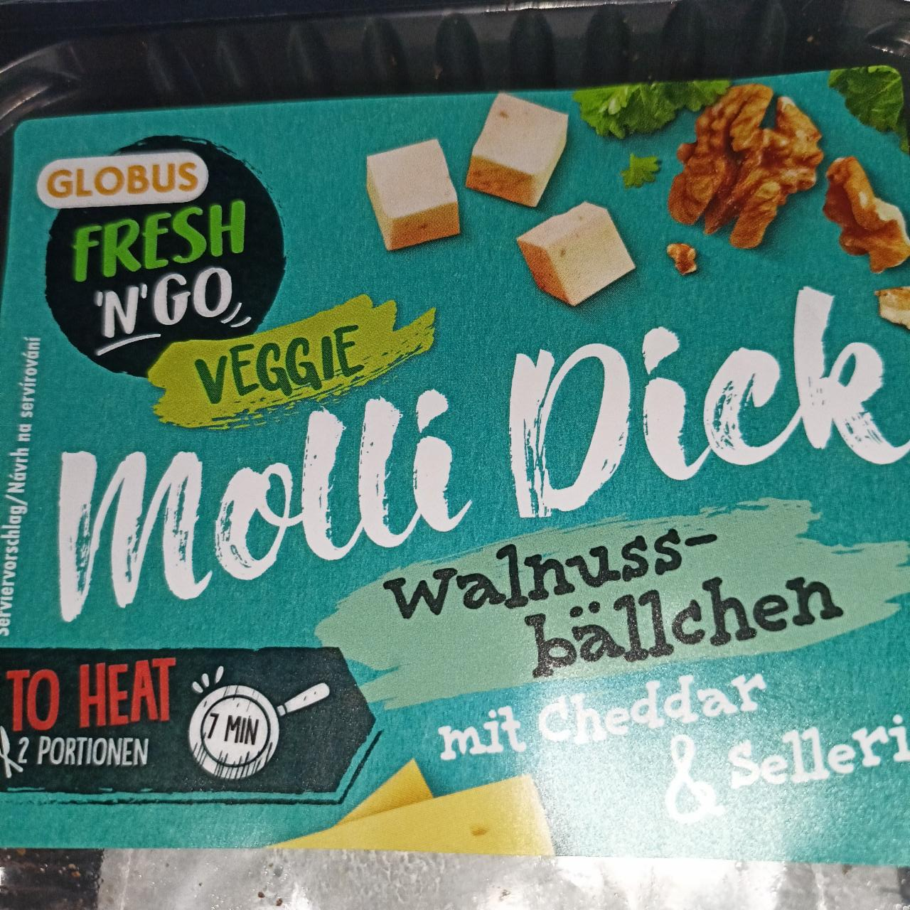 Fotografie - Fresh'n'go Molli Dick Walnussbällchen Globus