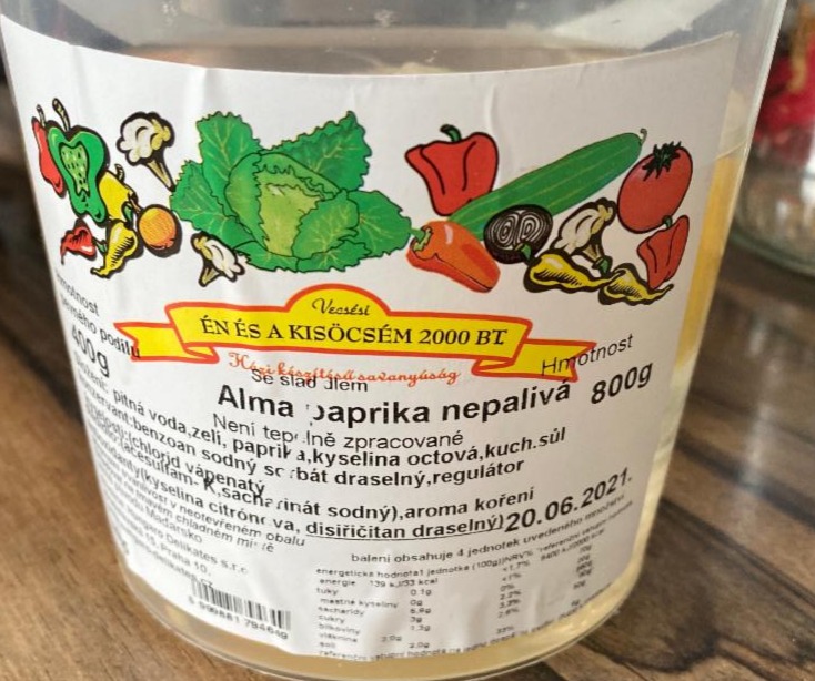 Fotografie - Alma paprika nepálivá