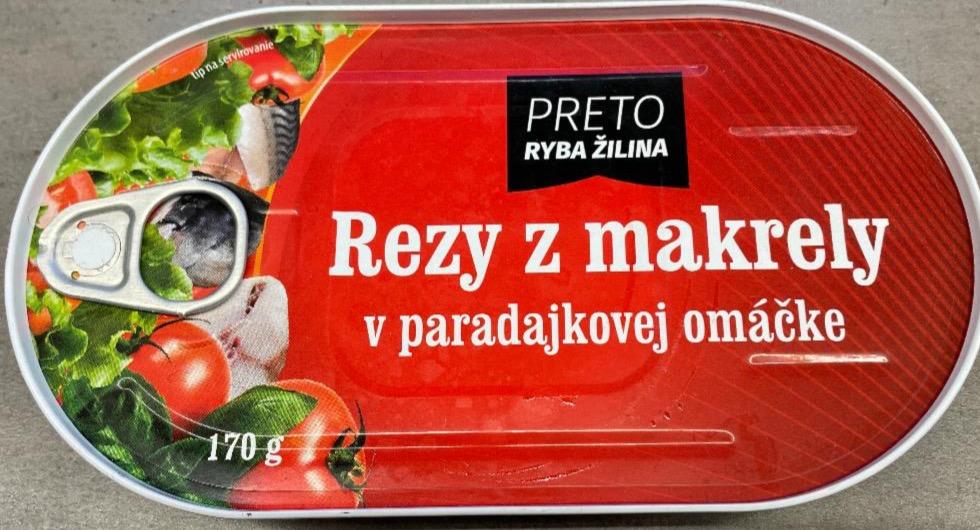 Fotografie - řezy z makrely v rajčatové omáčce