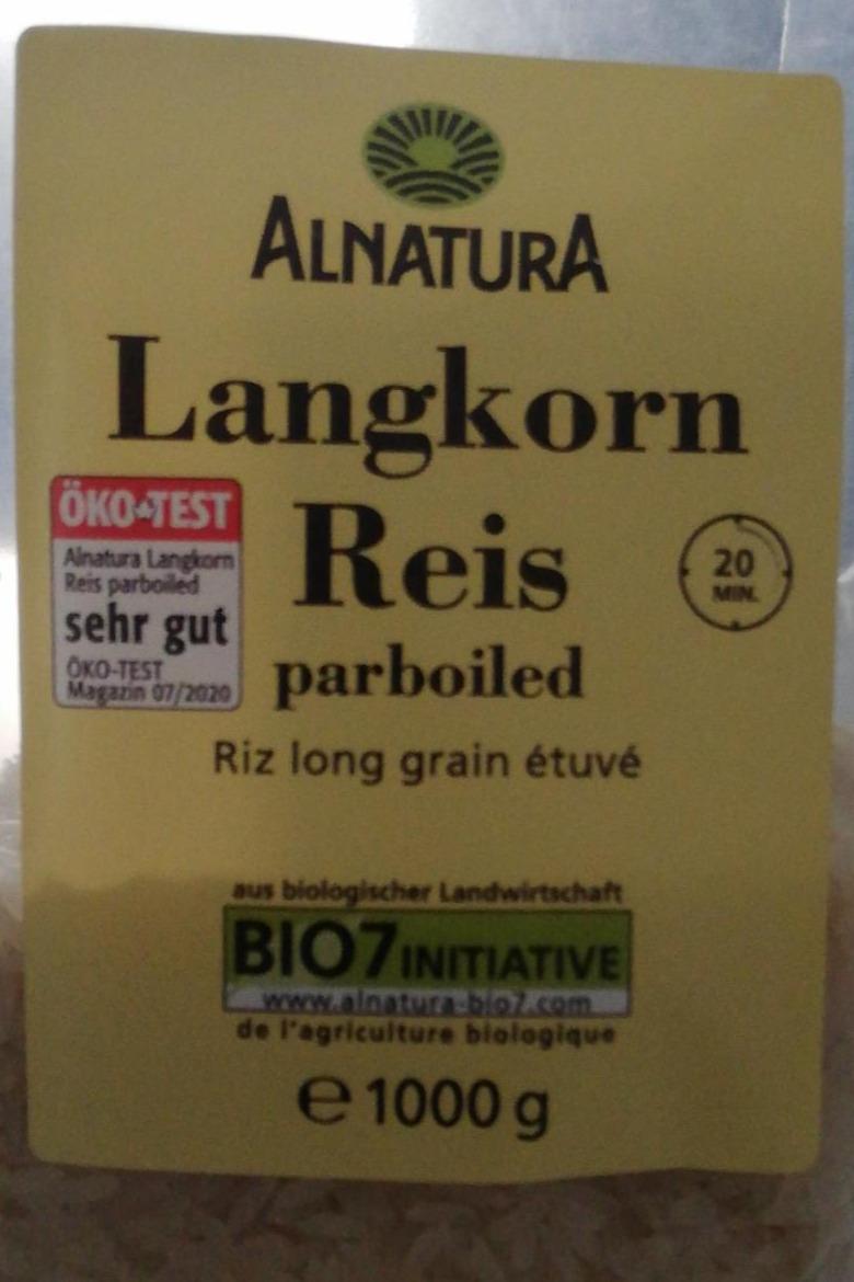 Fotografie - Langkorn reis parboiled Alnatura