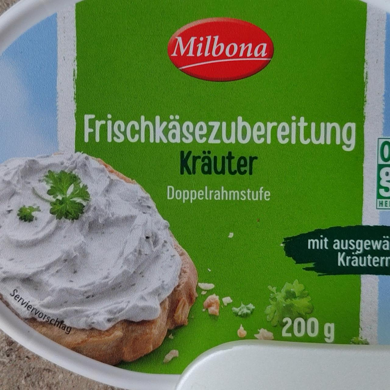 Fotografie - Frischkäsezubereitung Kräuter Milbona