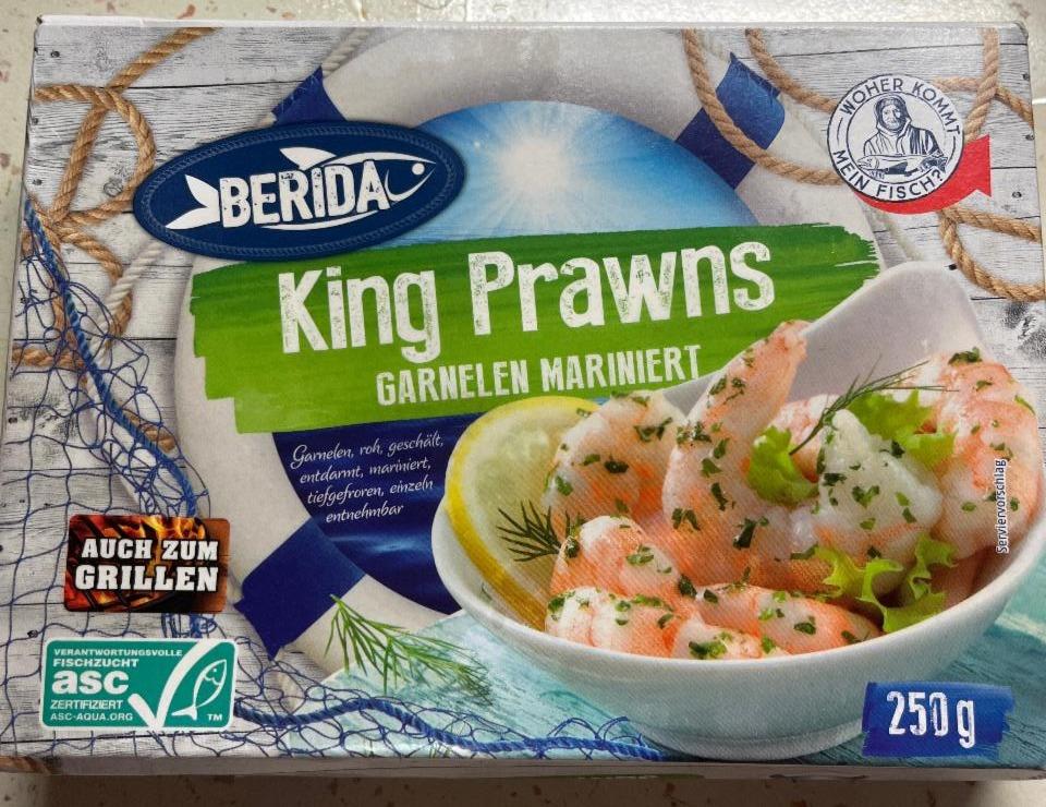 Fotografie - King Prawns Garnelen mariniert Berida