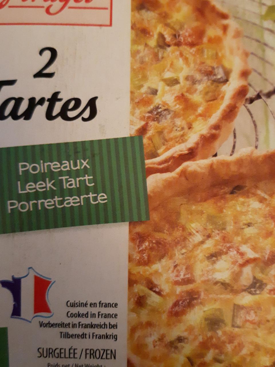 Fotografie - 2 tartes poireaux Leek tart (tartaletky s pórkem) Vivagel