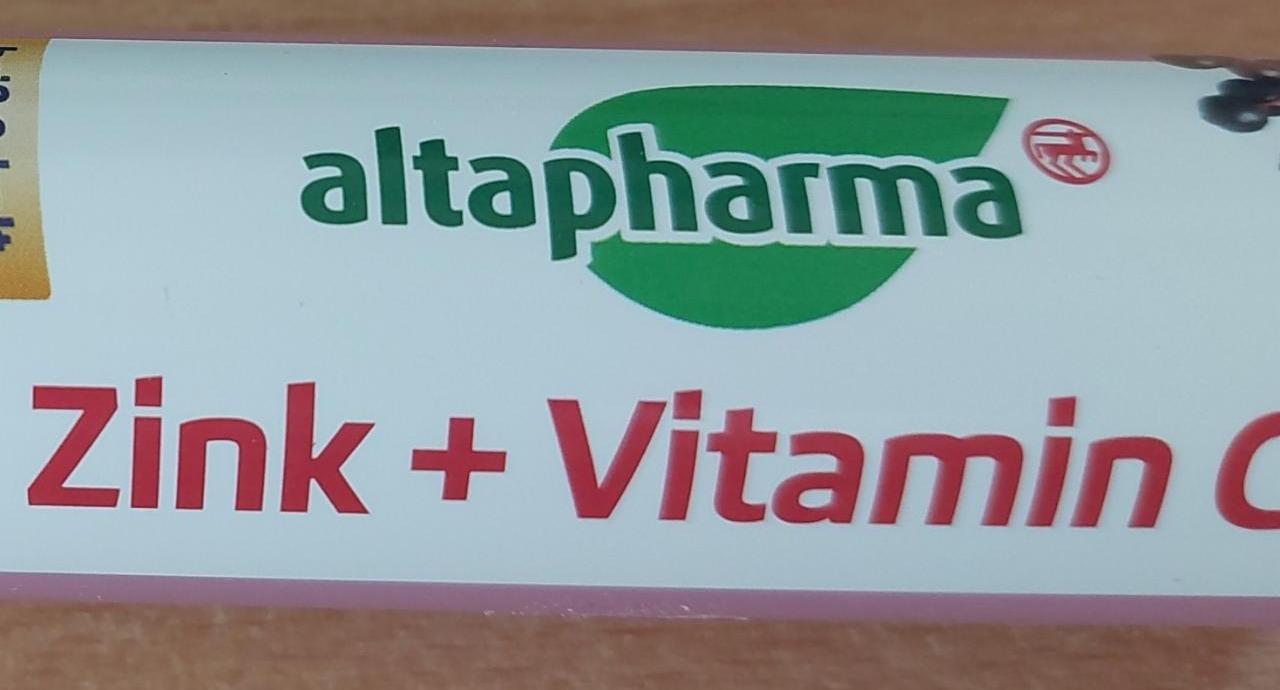 Fotografie - Zink + vitamin C Altapharma