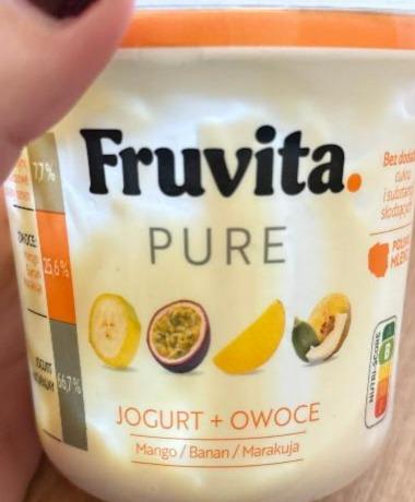 Fotografie - Pure jogurt + owoce FruVita