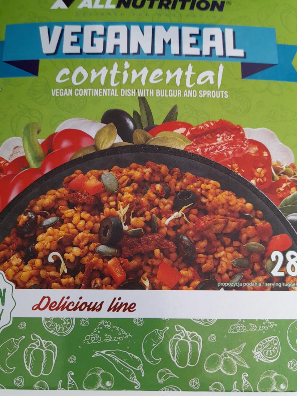 Fotografie - Veganmeal Continental Allnutrition