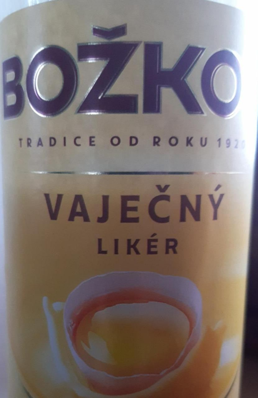 Fotografie - Vaječný likér Božkov